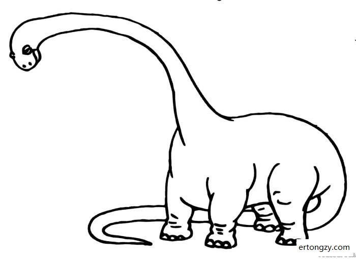 恐龙简笔画-雷龙