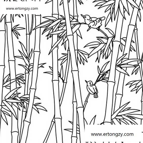 竹子的画法简笔画简单漂亮图,竹子的画法画法