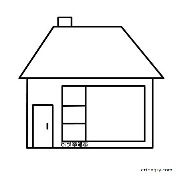 几何图形简笔画最新房子,几何图形画法