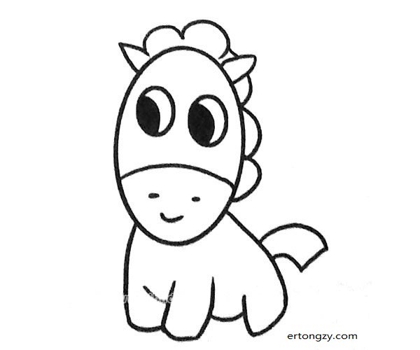 喜欢的小朋友,就跟随小编一起来看看简单的卡通小马是怎么画的吧!
