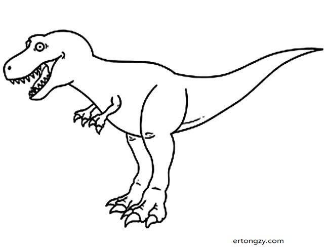 恐龙动物简笔画步骤图片大全