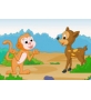 幼儿故事：猴子和鹿