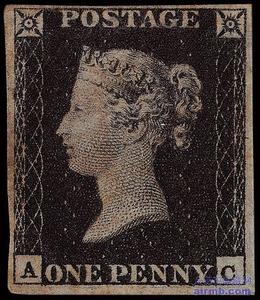 世界第一枚邮票