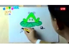 奇娃学画之如何画青蛙妈妈视频教程