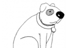 小狗简笔画画法（分步）,小狗简笔画图片