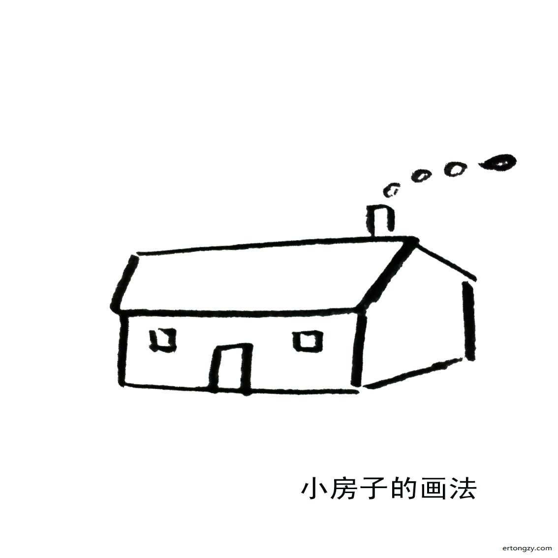 简单有趣的小房子简笔画_哔哩哔哩 (゜-゜)つロ 干杯~-bilibili
